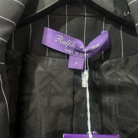 Ralph Lauren Purple Label Charcoal Pinstripe Pantsuit - Picture 4 of 8